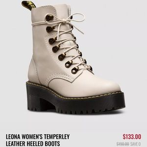 LEONA WOMEN'S TEMPERLEY LEATHER HEELED BOOTS